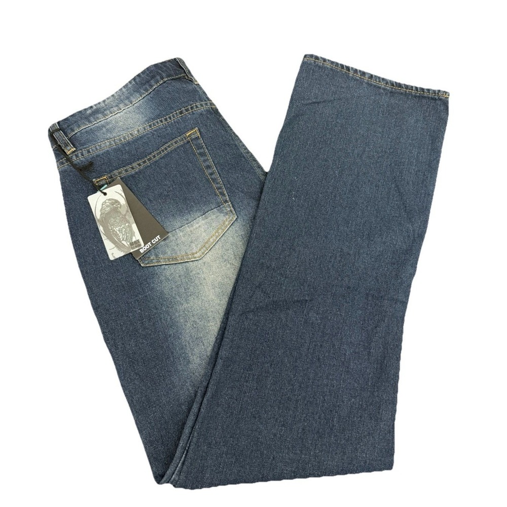 MBX Premium Los Angeles Men's Boot Cut Fit Stretch Wash Loma Jeans Size 34/32 NW
